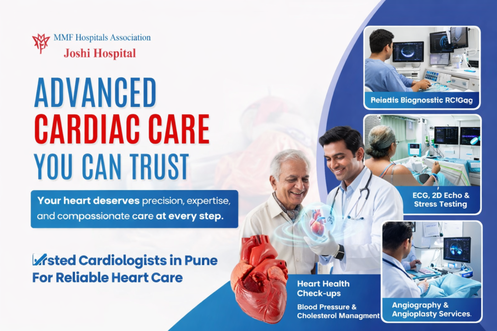 Advanced cardiac care services at Joshi Memorial Hospital by expert cardiologist in Pune